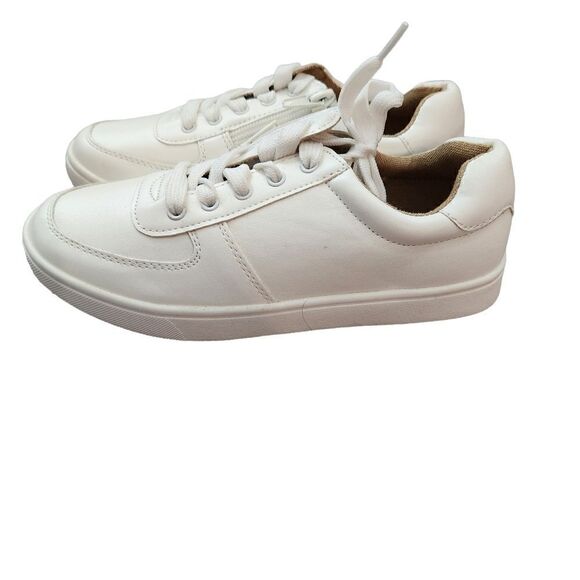 Kidpik  LOW TOP SNEAKER Shoes Size 2 Boy's Youth White NWOT - Picture 2 of 6